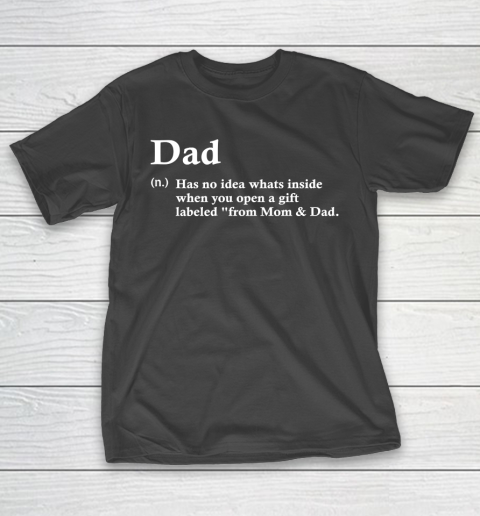 Father's Day Funny Gift Ideas Apparel  Dad definition funny T Shirt T-Shirt
