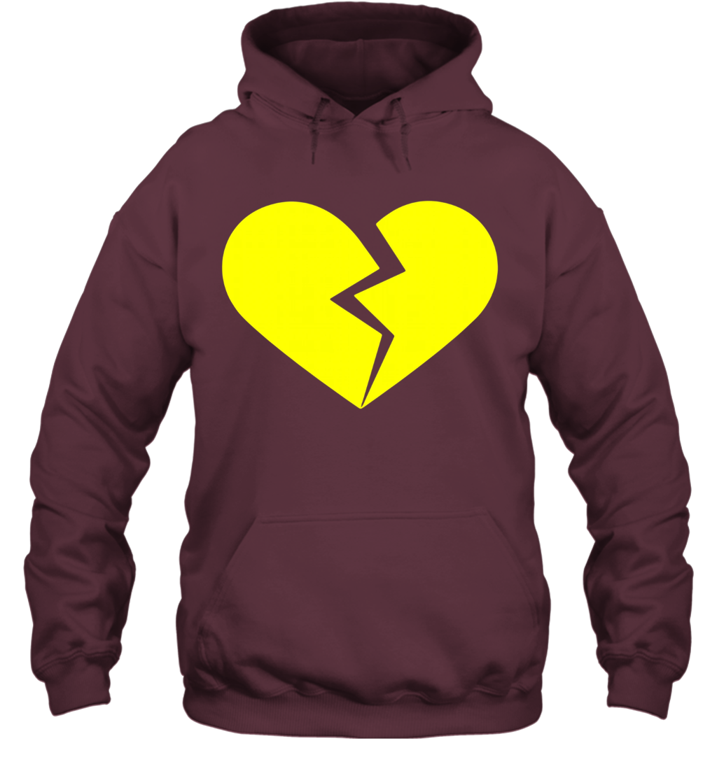 broken heart hoodie