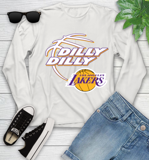 NBA Los Angeles Lakers Dilly Dilly Basketball Sports Youth Long Sleeve 12