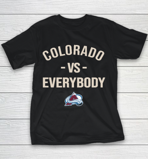 Colorado Avalanche Vs Everybody Youth T-Shirt