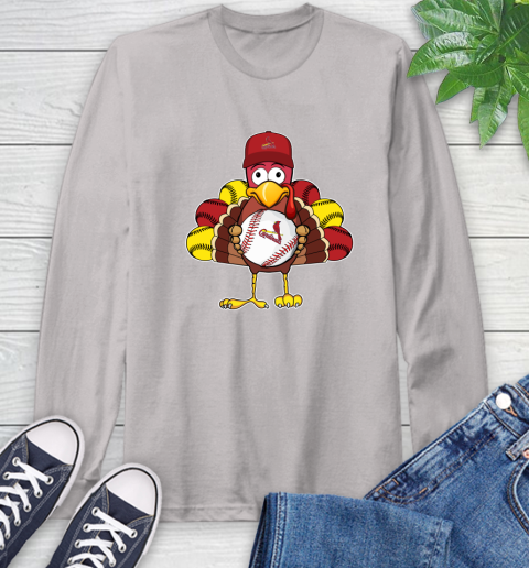 St.Louis Cardinals Turkey thanksgiving Long Sleeve T-Shirt 12