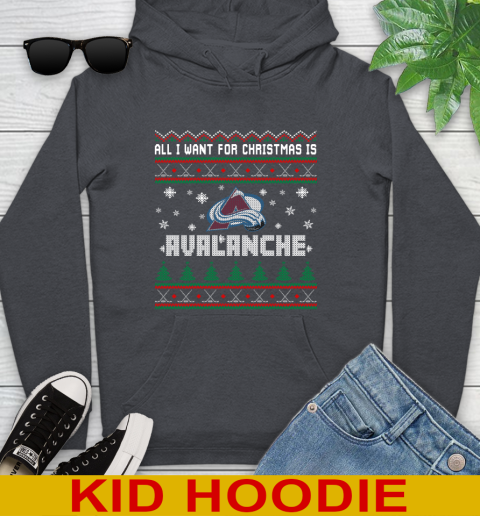 Colorado Avalanche NHL Hockey All I Want For Christmas Is My Team Sports 136