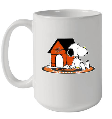 MLB Baseball Baltimore Orioles Snoopy The Peanuts Movie Shirt Ceramic Mug 15oz
