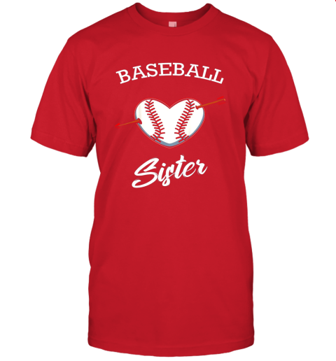 zooa baseball sister softball lover proud supporter coach player jersey t shirt 60 front red