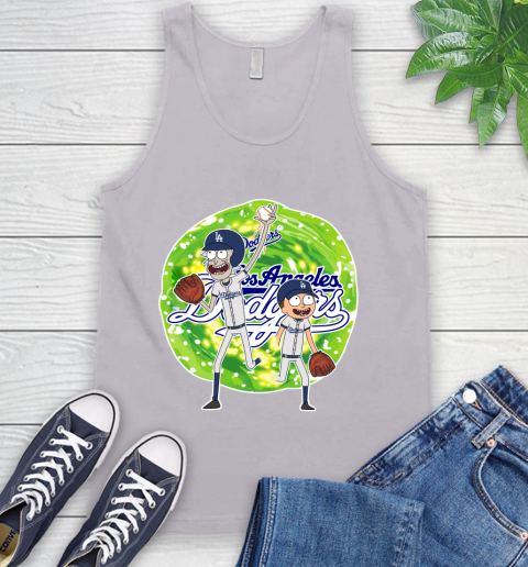 MLB Los Angeles Dodgers Rick And Morty Baseball Sports Tank Top 4