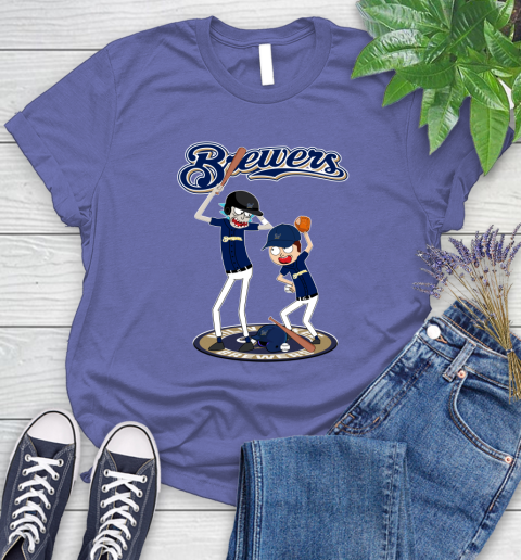 MLB Milwaukee Brewers Rick And Morty Baseball 101