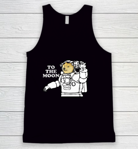 Dogecoin To The Moon Cool Tank Top
