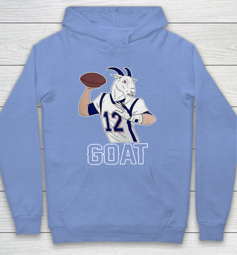 Tom Brady Goat 12 New England Patriots Hoodie Tee For Sports