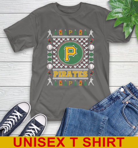 Pittsburgh Pirates Merry Christmas MLB Baseball Loyal Fan T-Shirt - Image 11