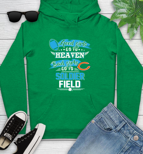 Chicago Bears NFL Bad Girls Go To Soldier Field Shirt Youth Hoodie 9