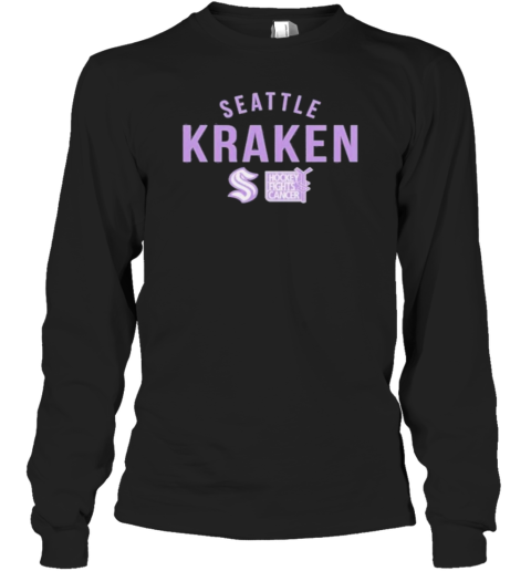 Seattle Kraken Richmond Resilient Hockey Fights Cancer Long Sleeve T-Shirt