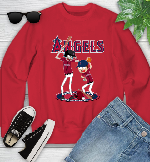 MLB Los Angeles Angels Rick And Morty Baseball 123