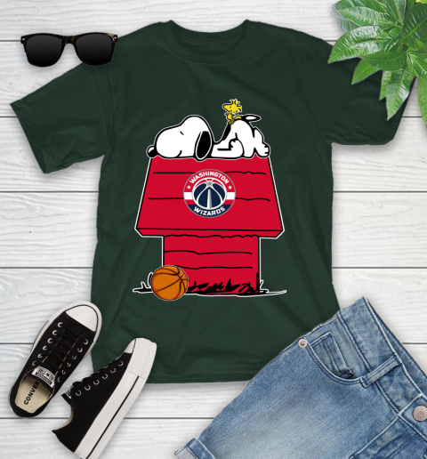 Washington Wizards NBA Basketball Snoopy Woodstock The Peanuts Movie Youth T-Shirt Forest Green Washington Wizards NBA Basketball Snoopy Woodstock The Peanuts Movie Youth T-Shirt 5