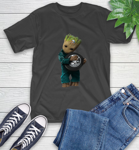 NHL Groot Guardians Of The Galaxy Hockey Sports New York Islanders T-Shirt 2