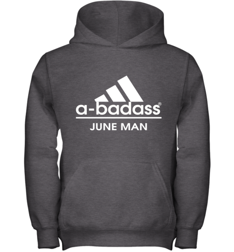 A Badass June Men Are Born In March Youth Hoodie