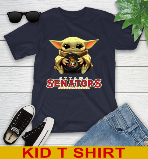 NHL Hockey Ottawa Senators Star Wars Baby Yoda Shirt 103