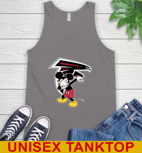 Atlanta Falcons NFL Football Dabbing Mickey Disney Sports Tank Top 7