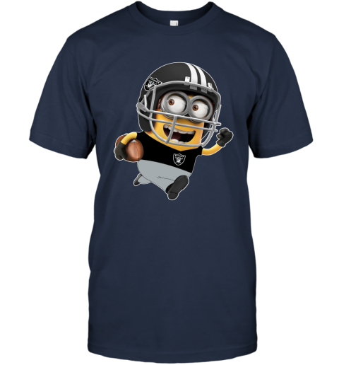 NFL Oakland Raiders Minions Disney Football Sports mZMywW3wFNL classic t shirt 2 95 151514 front navy