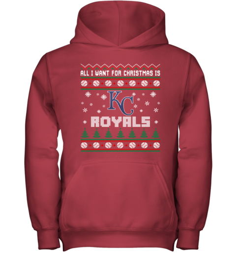 MLB All I Want For Christmas Is Kansas City Royals Baseball Sports