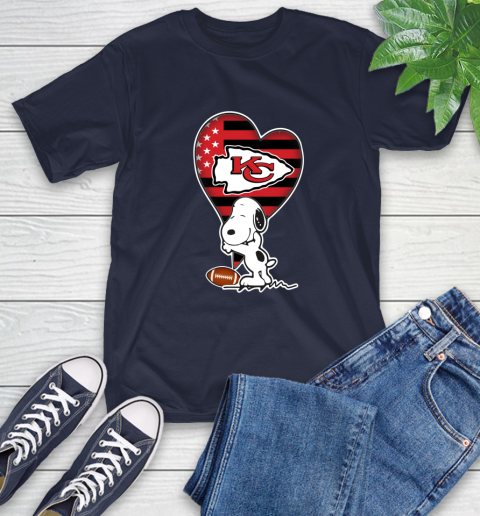 Kansas City Chiefs NFL Football The Peanuts Movie Adorable Snoopy T-Shirt 4