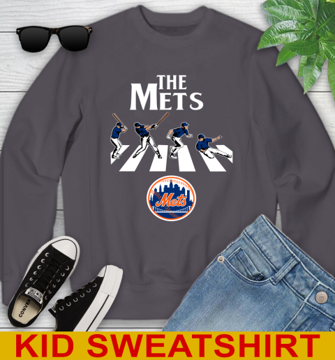 MLB Baseball New York Mets The Beatles Rock Band Shirt Youth Sweatshirt 5