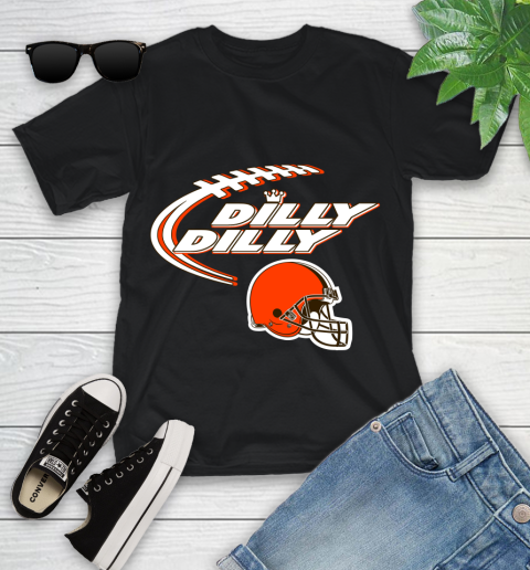 NFL Cleveland Browns Dilly Dilly Football Sports Youth T-Shirt 2