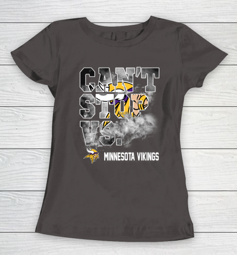 NFL Minnesota Vikings Can't Stop Vs Women's T-Shirt 7