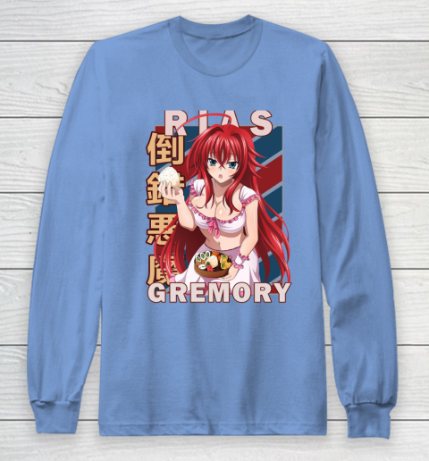 Ryd op Idol Gætte Rias Gremory High School DxD Haisukūru Dī Dī Hīrō Retro Anime Manga Long  Sleeve T-Shirt | Tee For Sports