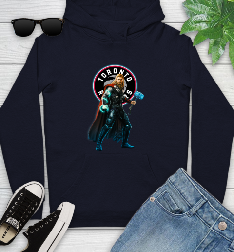 NBA Thor Avengers Endgame Basketball Toronto Raptors Youth Hoodie 5 NBA Thor Avengers Endgame Basketball Toronto Raptors Youth Hoodie - Image 5