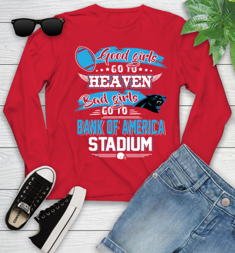Carolina Panthers NFL Bad Girls Go To Bank of America Stadium Shirt Youth Long Sleeve 11