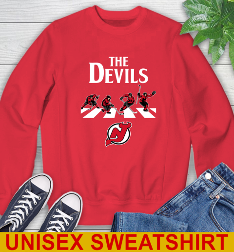 NHL Hockey New Jersey Devils The Beatles Rock Band Shirt Sweatshirt 12