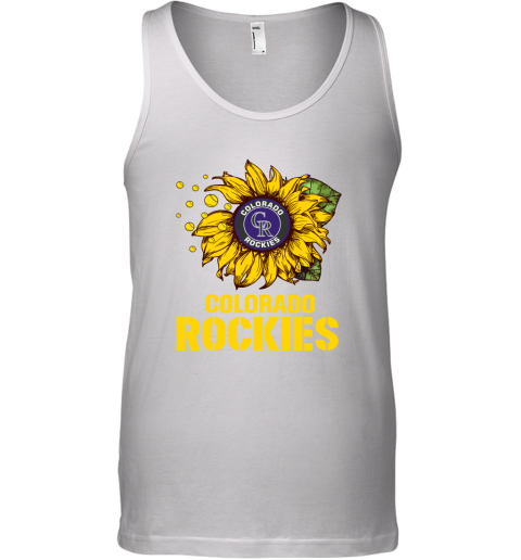 Colorado Rockiers Sunflower MLB Baseball Tank Top