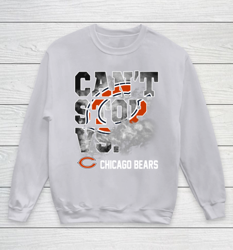 NFL Chicago Bears Can't Stop Vs Youth Sweatshirt 4 NFL Chicago Bears Can't Stop Vs Youth Sweatshirt - Image 4