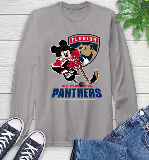 NHL Florida Panthers Mickey Mouse Disney Hockey T Shirt Long Sleeve T-Shirt 6