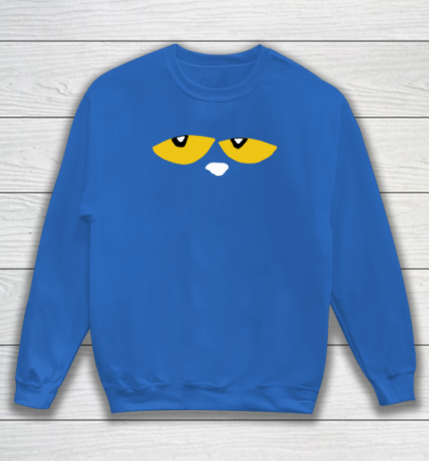 This Is My Book Character Costume Blue Cat Reading Day Sweatshirt 5
