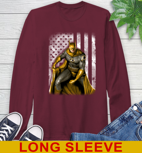 Washington Redskins NFL Football Batman DC American Flag Shirt Long Sleeve T-Shirt 7