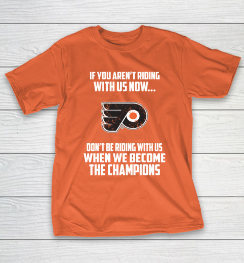 NHL Philadelphia Flyers Hockey We Become The Champions T-Shirt 4