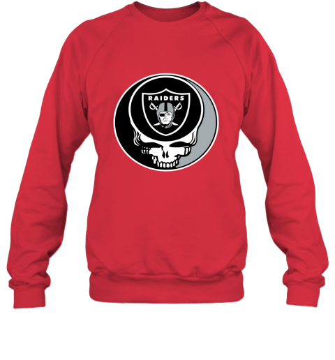 NFL Oakland Raiders Grateful Dead Rock Band Football Sports UIAR95P21HY sweatshirt 35 95 151514 front red