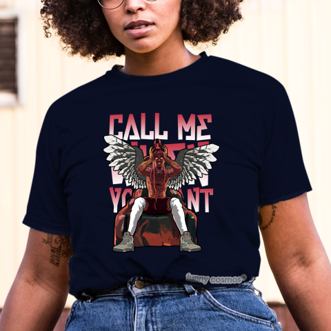 Air Jordan 5 Camo Matching Sneaker Shirt Call Me When You Want Dark Stucco and Fire Red Sneaker Tshirt
