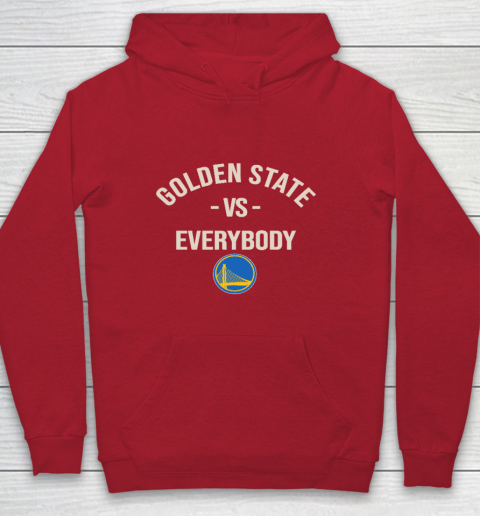Golden State Warriors Vs Everybody Youth Hoodie 7