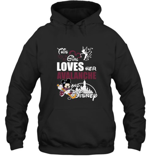 This Girl Love Her Colorado Avalanche And Mickey Disney Hoodie