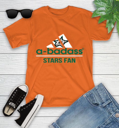 NHL A Badass Dallas Stars Jackets Fan Adidas Hockey Sports Youth T-Shirt 9
