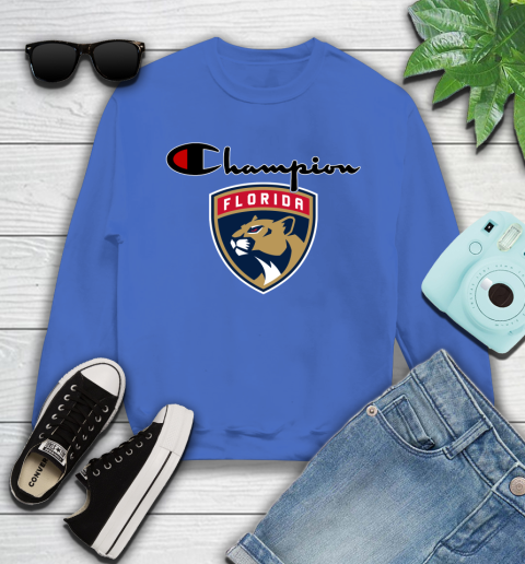 NHL Hockey Florida Panthers Champion Shirt Youth Sweatshirt 4