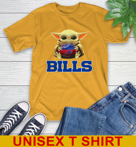 NFL Football Buffalo Bills Baby Yoda Star Wars Shirt T-Shirt 3
