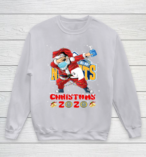 Denver Nuggets Funny Santa Claus Dabbing Christmas 2020 NBA Youth Sweatshirt 4 Denver Nuggets Funny Santa Claus Dabbing Christmas 2020 NBA Youth Sweatshirt - Image 4