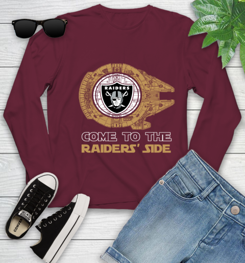 NFL Come To The Oakland Raiders Wars Football Sports Youth Long Sleeve 6