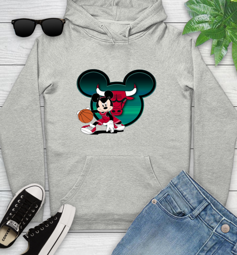 NBA Chicago Bulls Mickey Mouse Disney Basketball Youth Hoodie