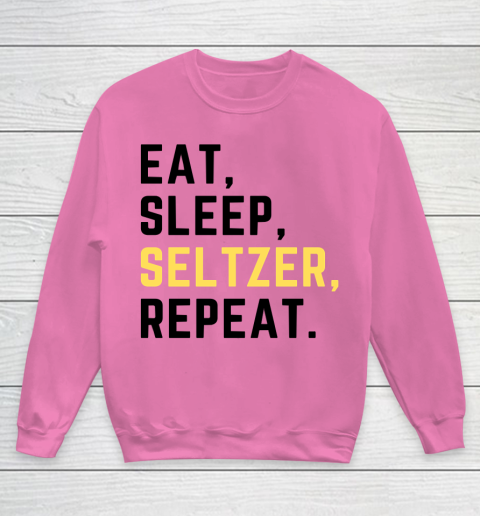 Bud Light Seltzer  Eat Sleep Seltzer Repeat Youth Sweatshirt 3