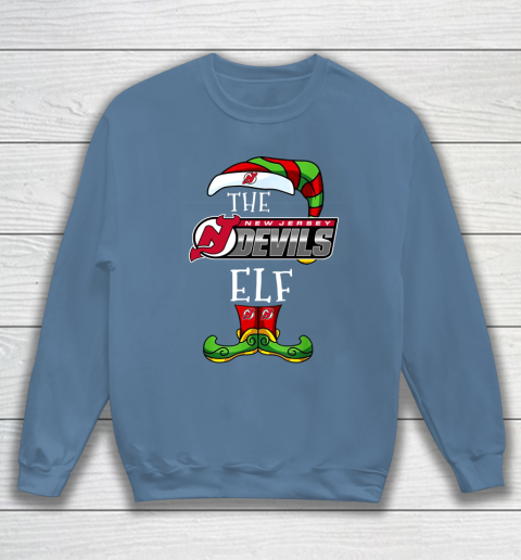 New Jersey Devils Christmas ELF Funny NHL Sweatshirt 6