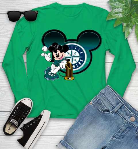 MLB San Francisco Giants The Commissioner's Trophy Mickey Mouse Disney Youth Long Sleeve 6